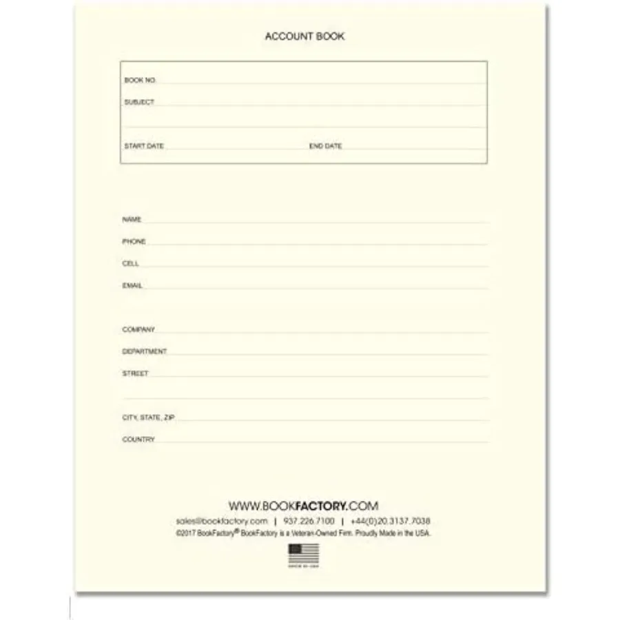 会計帳簿帳簿会計ノートブック、財務追跡と記録のための4列レイアウト付き、96ページ、8インチ×10インチ