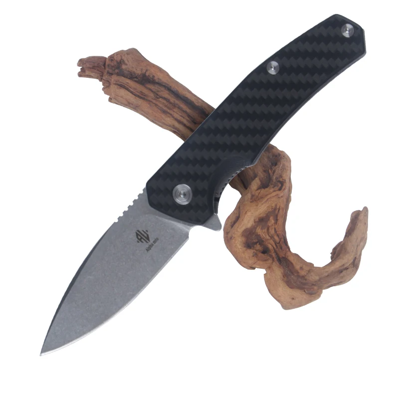 

Carbon Fiber Handle Folding Knife Outdoor EDC Pocket Tool – Sharp, Lightweight, Rustproof for Camping Hiking Survival