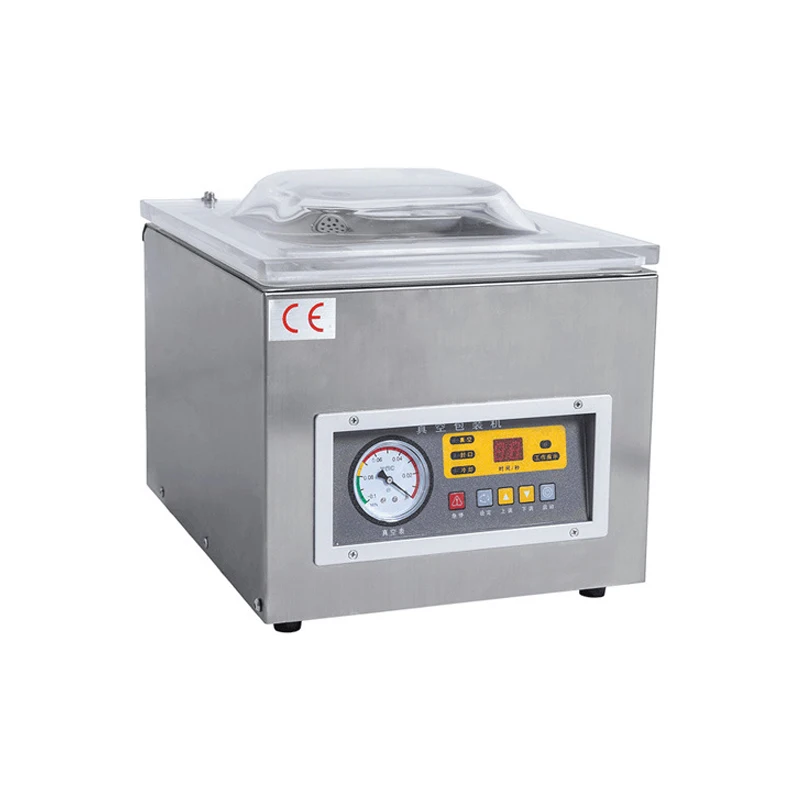 Vacuum Sealing Machine Commercial Packaging Stainless Steel Plastic Bag Household Food Packing Sealer