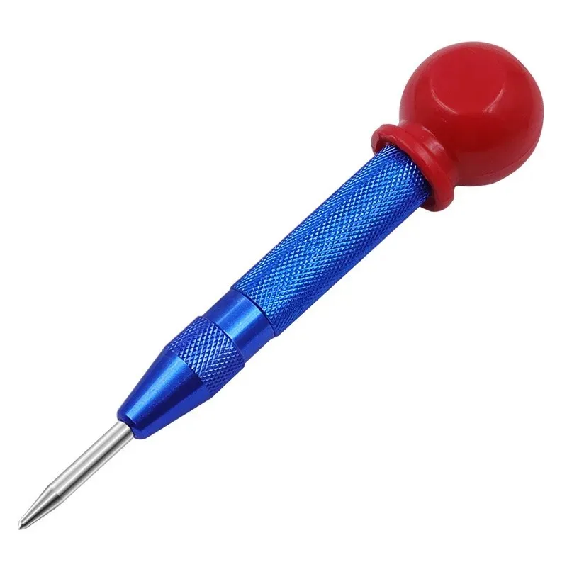 Center Punch Eyelet Automatic Spring Loaded Center Punch Glass Breaker Window Puncher Drill Bit