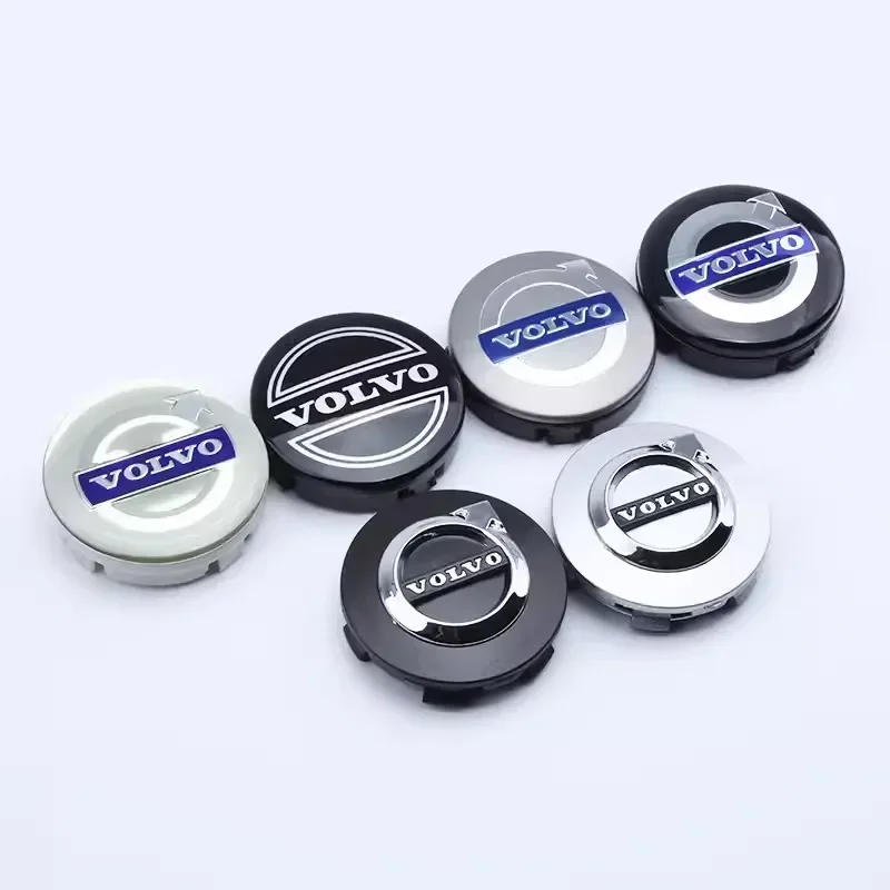 Bouchons centraux de roue de voiture, 4 pièces, pour Volvo XC90 V90 V60 XC60 V40 S80 S60 S90 C40 XC40 V70 XC70 C30 C70 EX90 Rdesign
