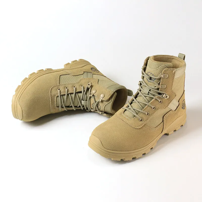 Botas caza táctico hombre impermeables cuero vaca senderismo desierto - imagen 5