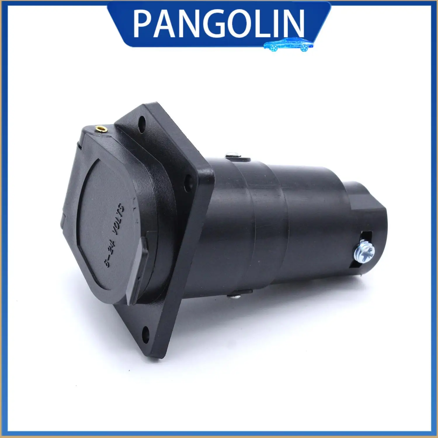 

PANGOLIN 7-контактная круглая вилка для прицепа, 12 В, 7-контактная розетка, адаптер, проводка, разъем для PANGOLIN, водонепроницаемый замок в американском стиле