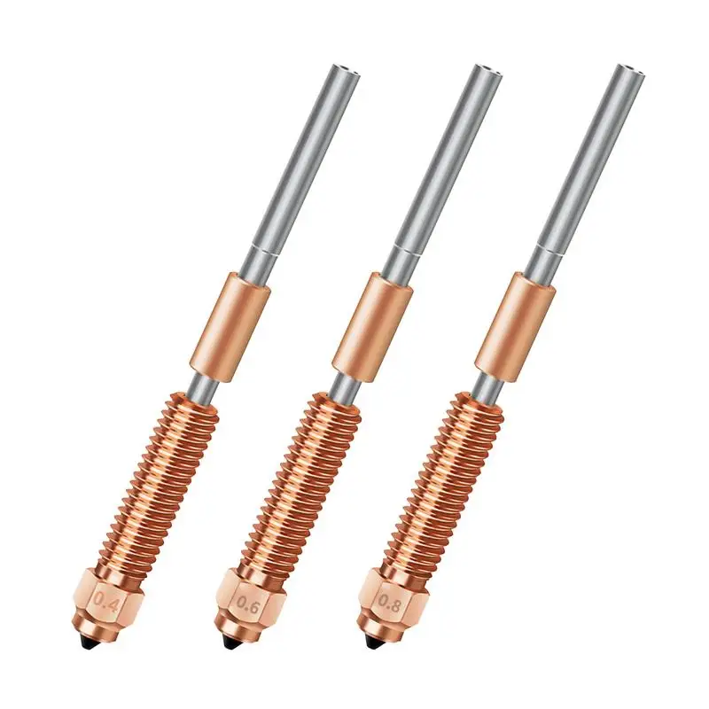 

Для сопла Creality K1C Ender-3 V3, универсальное медно-титановое сопло с высоким расходом, модернизированное сопло K1C K1 Max 0,4/0,6/0,8 мм