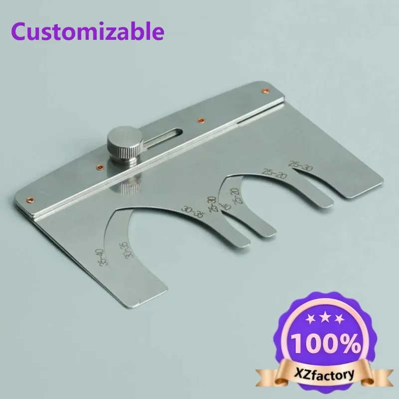 

Factory Direct 2026 Top Pattern Template Assisted Cutting Die Stainless Steel Ruler Adjustable Belt Spear Tail Fixed