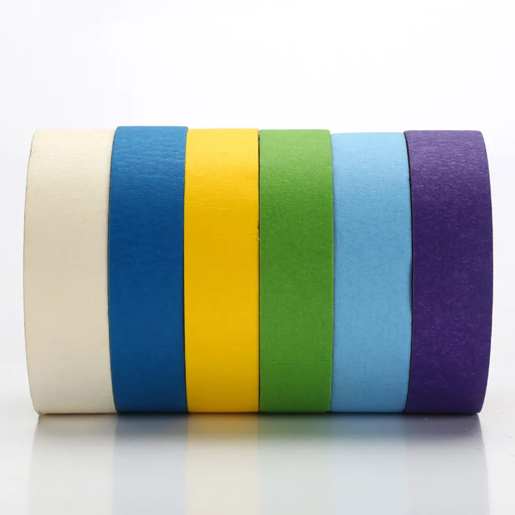 Portable Resistant Mask Tape Painting Edge Tape For Art Student Rubber Color Separation Mark Masking High Temperature