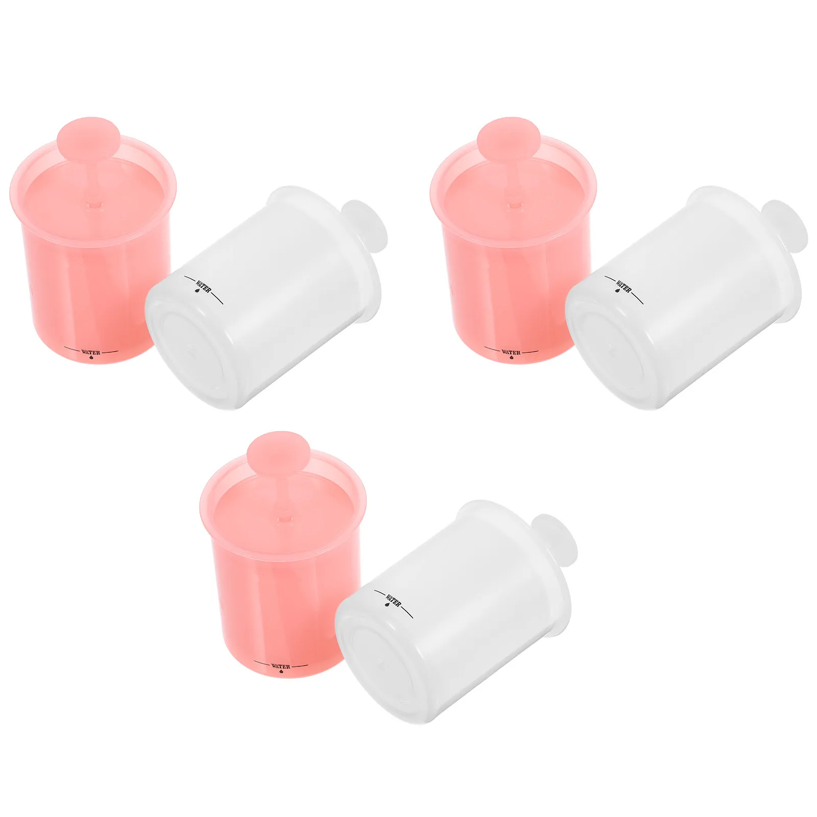 6Pcs Facial Foams Maker Compact Bubble Foamer for Face Wash Facial Cleansing Gel Body Soap Quick Rich Foam Travel Friendly