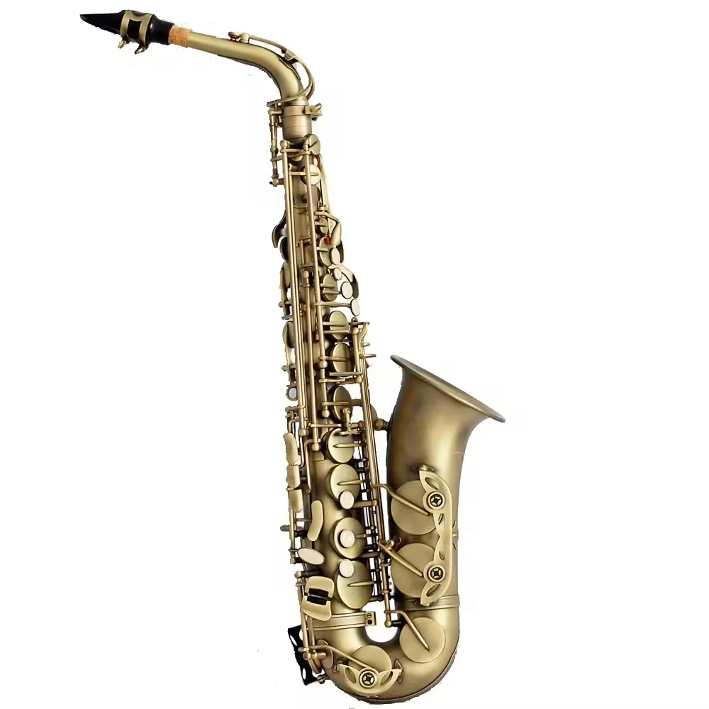 

Alto Saxophone Bronze Color Archaize Eb Saxophone OEM