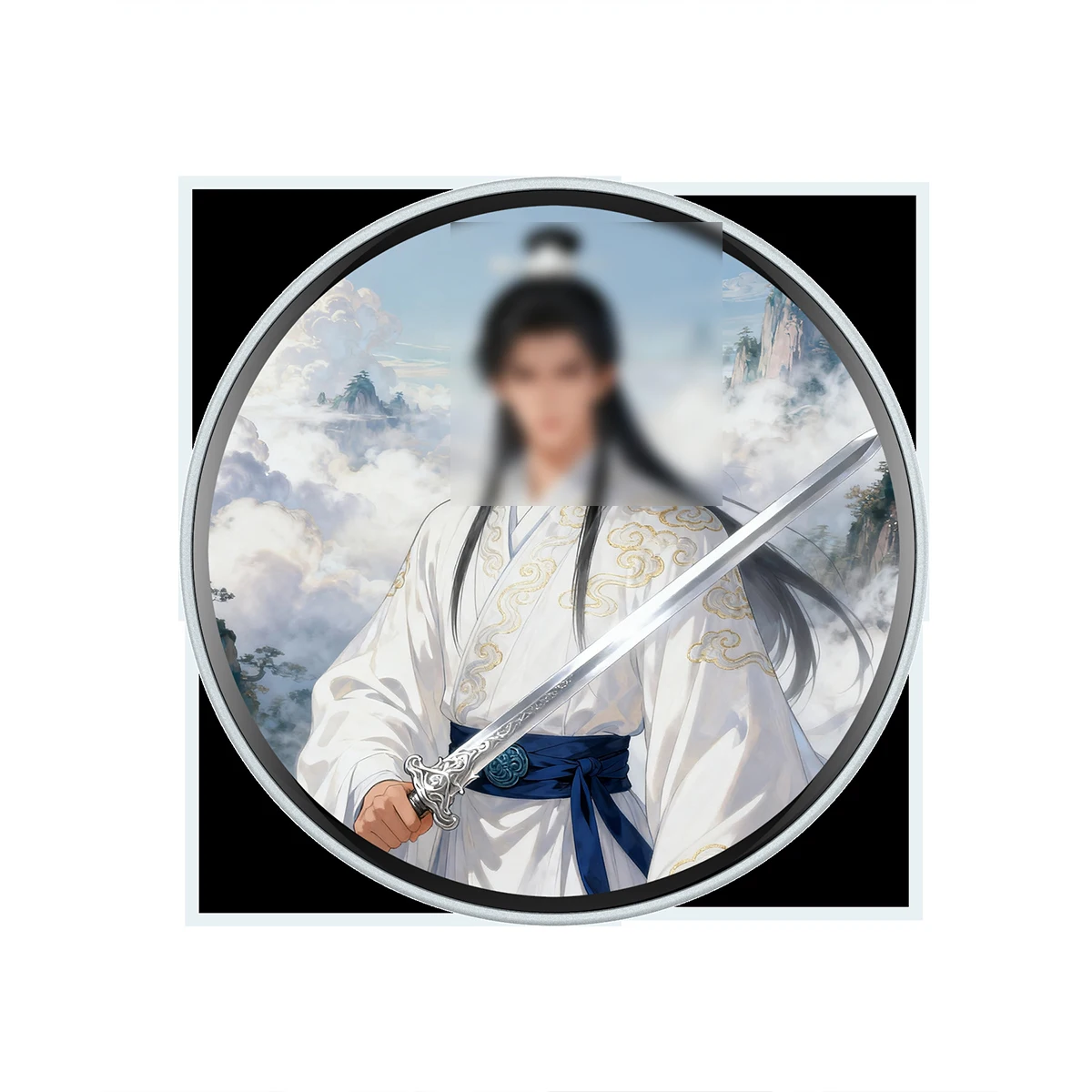 애니메이션 애호가를 위한 새해 선물 애니메이션 전자 액자 DIY 배지 컬러 스크린은 당신의 독특함을 표현합니다