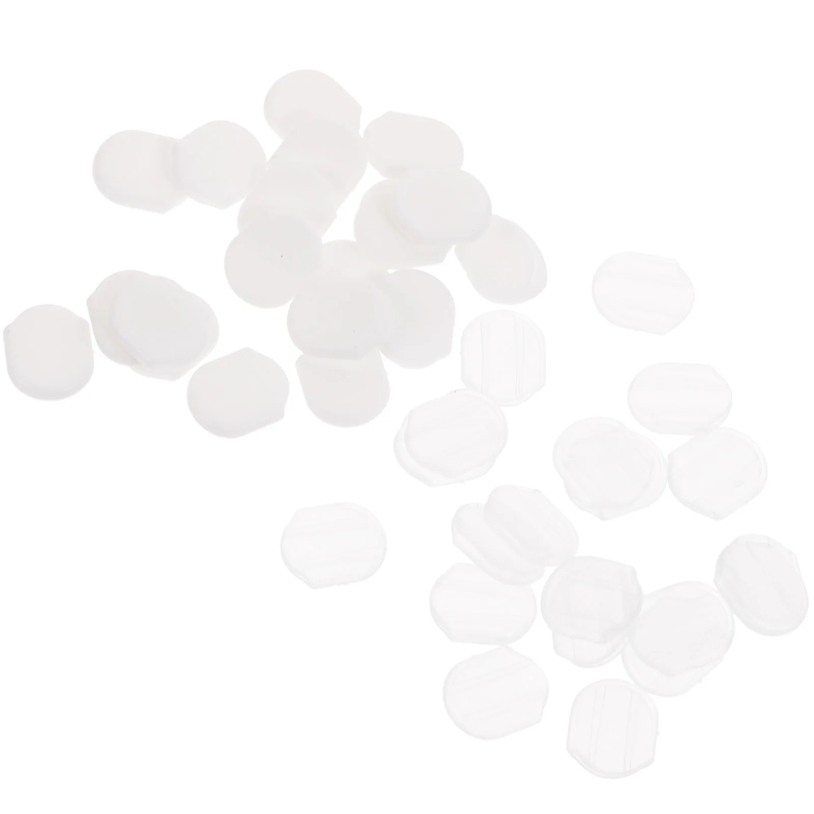

40pcs Ear Clip Pad Soft Adhesive Tape Child Clips Cushions Earrings Clamp Accessories Pain Proof Thin Design Jewelry Parts