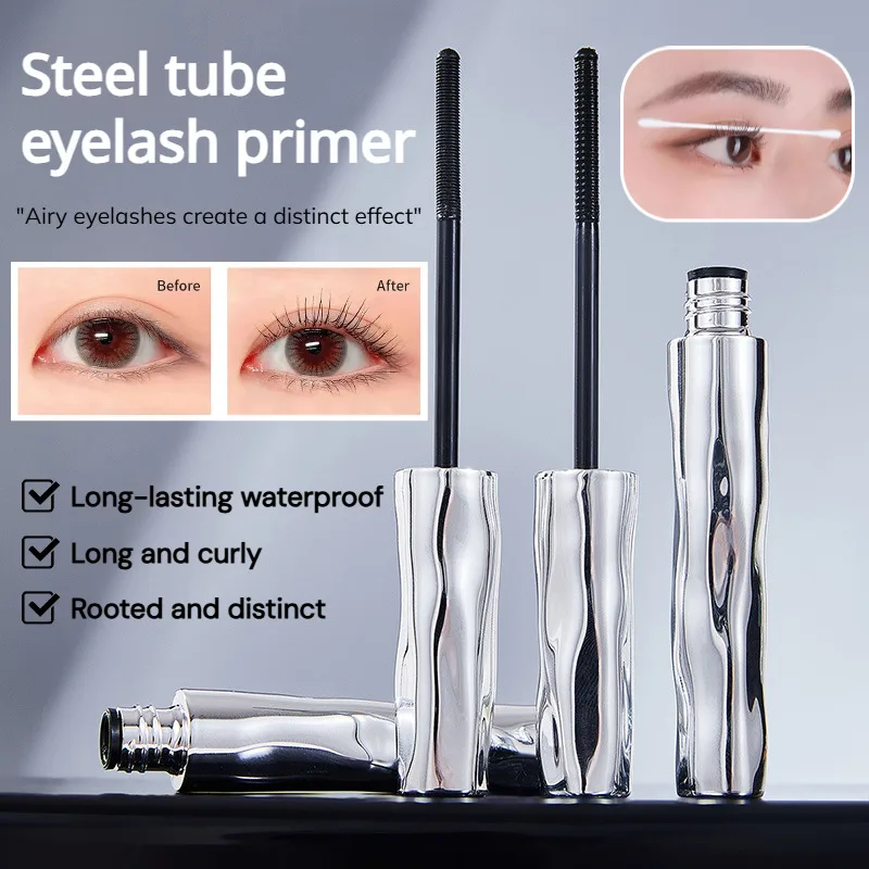 New Pipe Eyelash Primer Holding Makeup Volume Waterproof Sweatproof Lengthening Non-Smudge Threaded Mascara