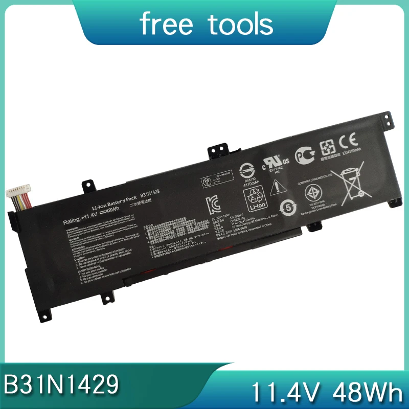 B31N1429 11,4 В 48 Втч аккумулятор для ноутбука ASUS Vivobook K501 K501LB K501LX K501LX-NH52 K501U K501UB K501UX K501UX-AH71 A501LX A501L