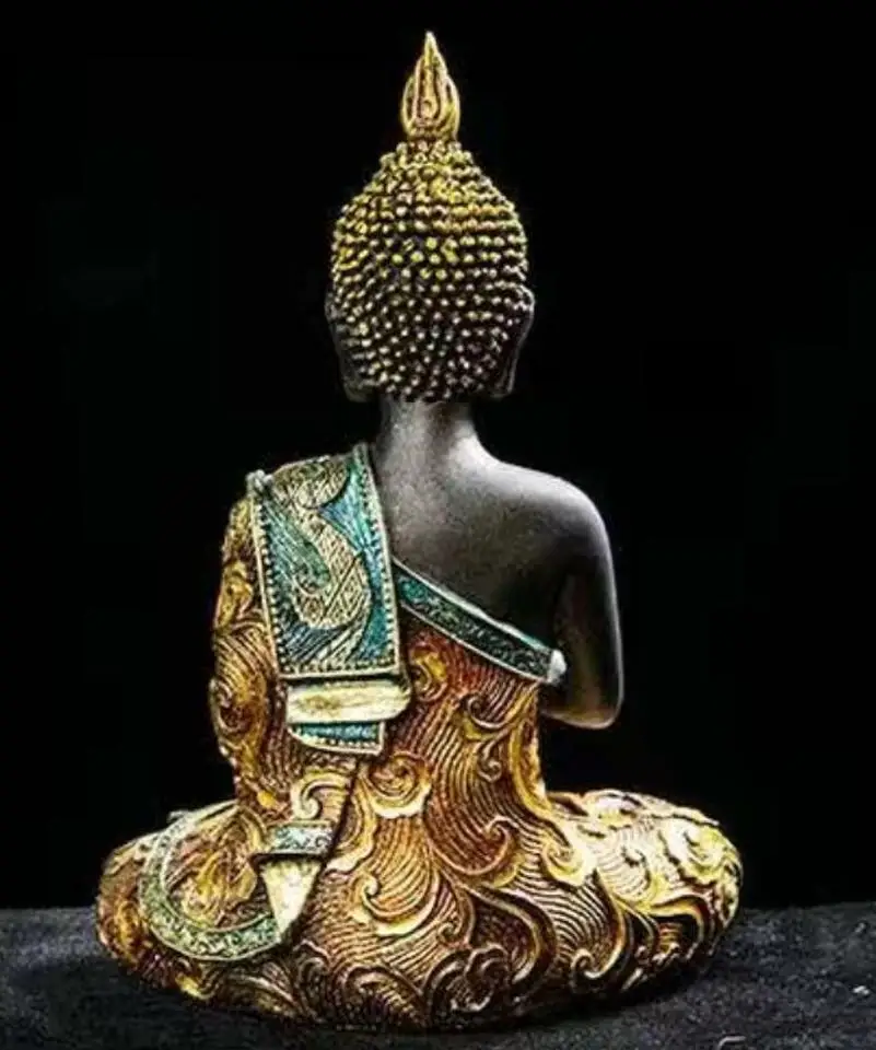 New Religion Buddhism Meditation Statue Buddha Fengshui Figurine Home Decor