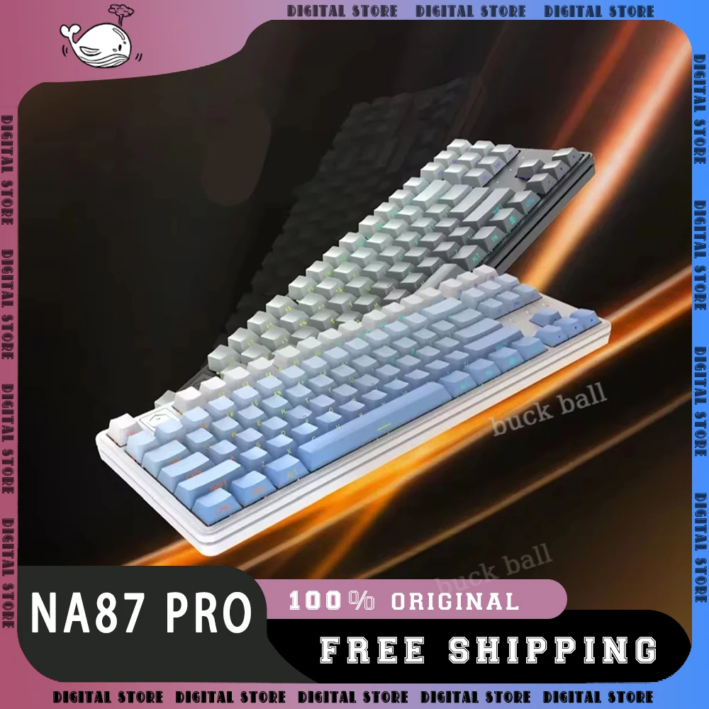 Irok NA87 Pro Magnetic Switch Mechanical Keyboard RT0.04mm 8000hz Gaming Keyboard Hot Swap Valorant Customized Wired Keyboard