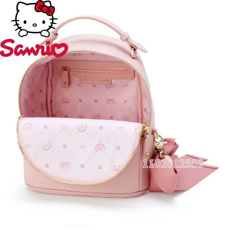 Sanrio Hello Kitty New Mini Backpack Cartoon Cute Women\'s Mini Backpack Luxury Brand Fashion Girls\' Schoolbag High Quality