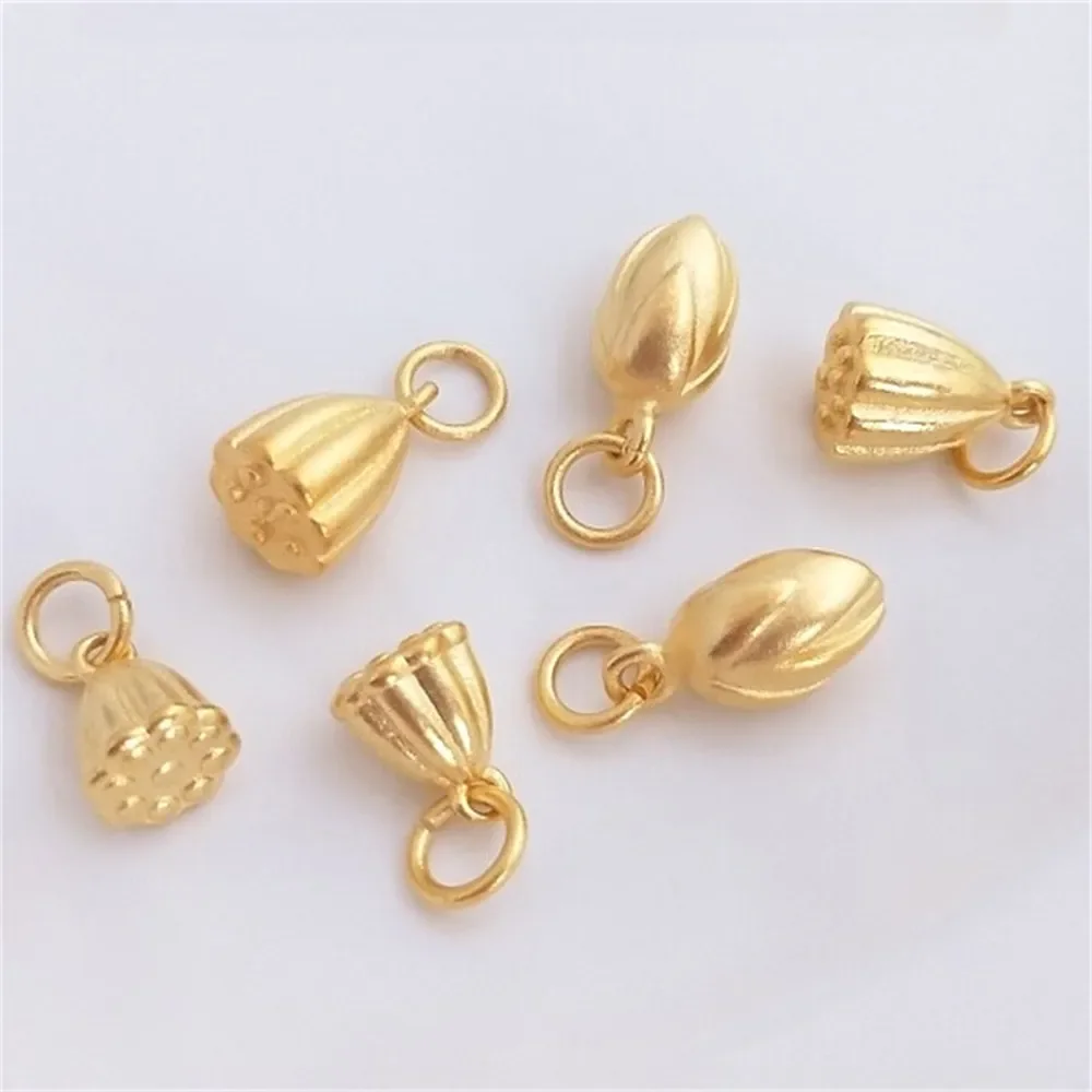 Vietnamese Gold Placer II Huanlianpeng Transshipment Pendant Diy Hand-woven Red Rope Bracelet Pendant Accessories K166