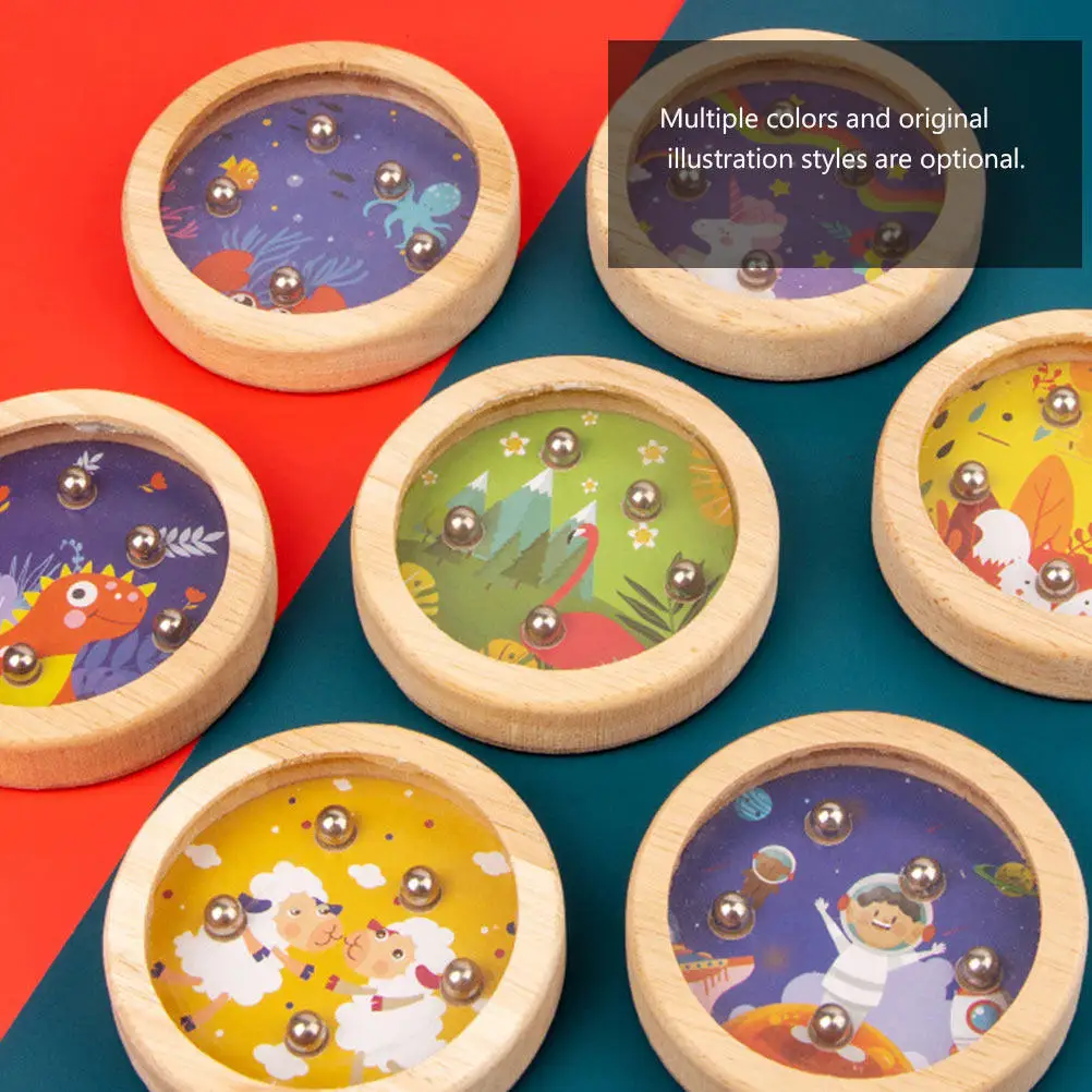 

Kids Puzzles Kidstoys Game Maze Wobble Board Labyrinth Games and for Montessori Balancing