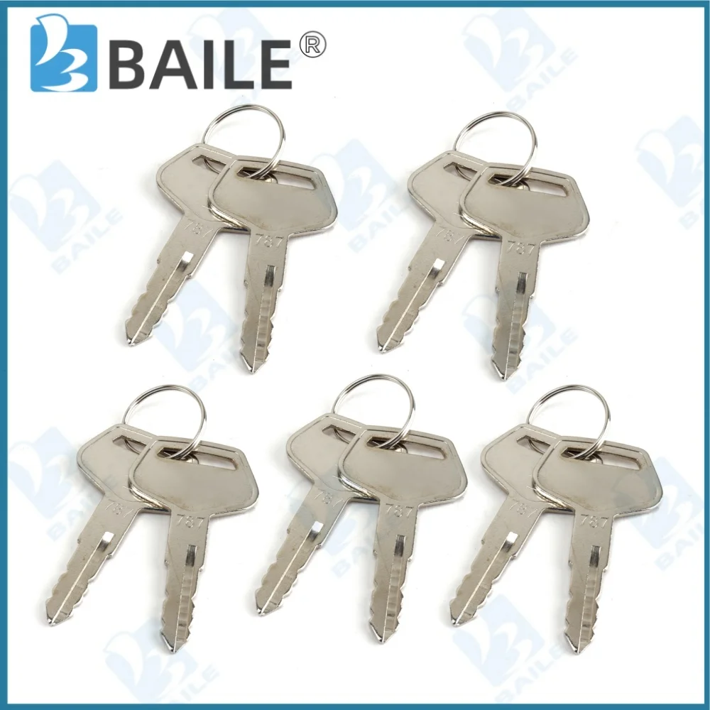 

787 ключей зажигания для двигателя Komatsu TR261434 для Komatsu Kalmar Dressta Sakai, номер детали 787, ключи 2019, ключи переключателя