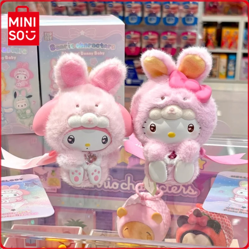 

Виниловый кулон Sanrio Family Diamond Baby Free Series, плюшевая фигурка Tide Play, милая фигурка слепых коробок
