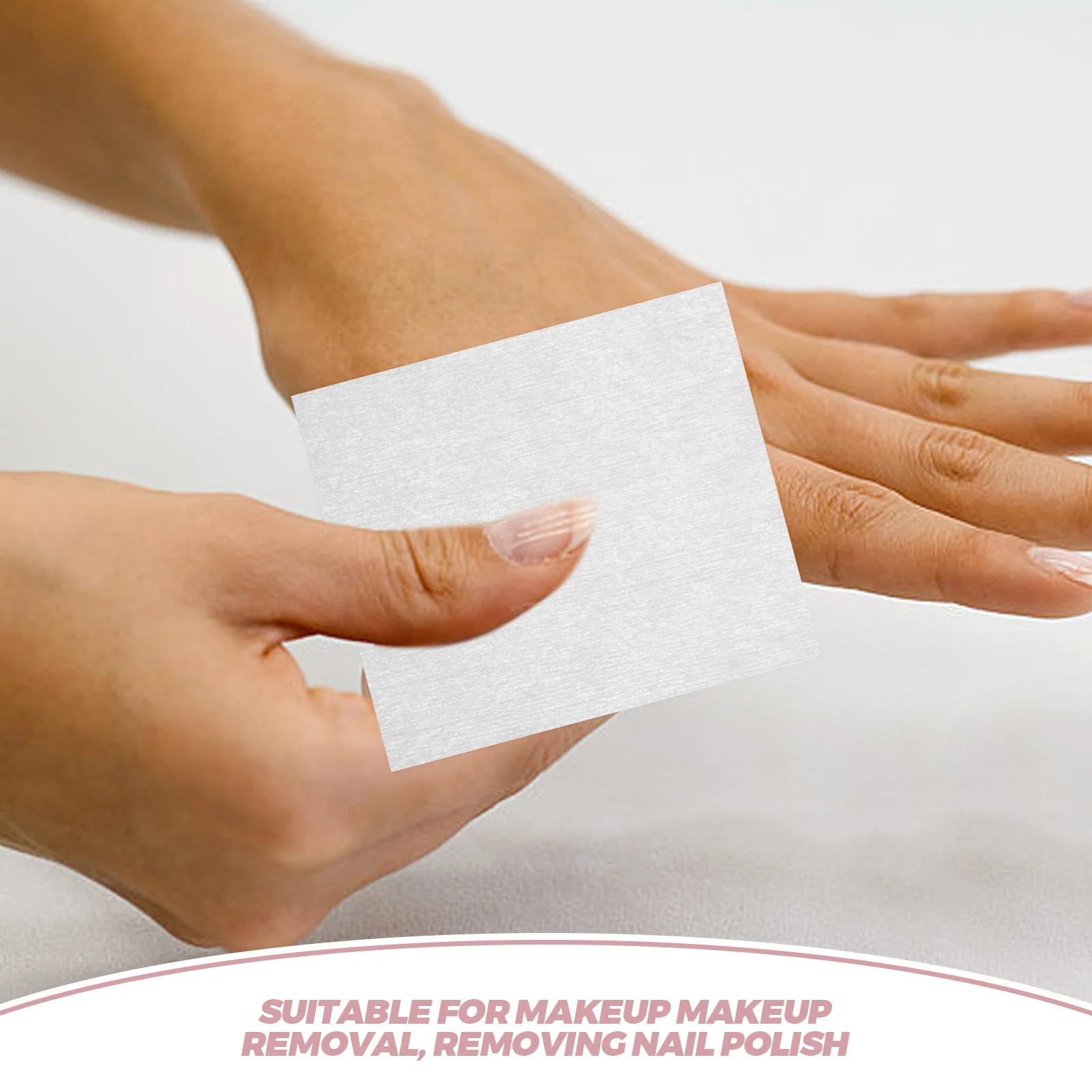 1200 قطعة منصات قطنية الوجه غير المنسوجة النسيج مزدوجة الجانب ماصة مزيل ماكياج منصات الوجه الحبر مناديل ماكياج العين المطهر #5