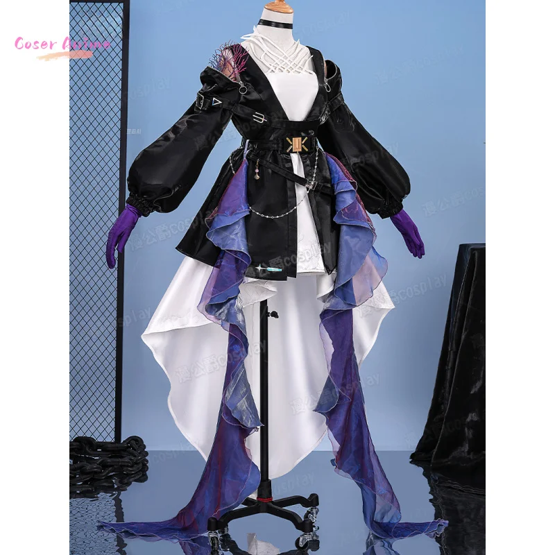 게임 Arknights Highmore 코스프레 의상 유니폼 할로윈 카니발 파티 크리스마스 역할 놀이 의류 의류