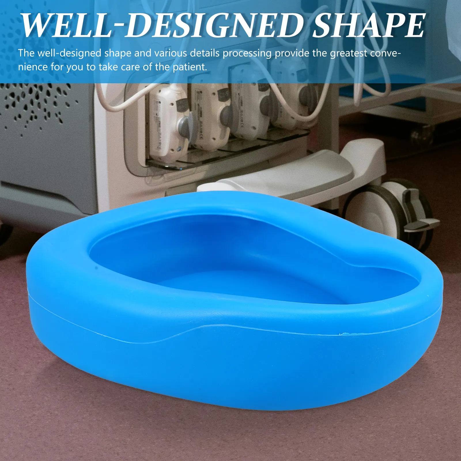 

Эргономичное пластиковое сиденье-судно для пожилых и лежачих больных, контейнер для сбора мочи с удобной ручкой, прикроватный мочеприемник для пациентов