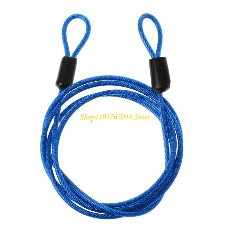 R53E Outdoor Travel Safety Cable Wire Rope  Security Cable with Round End Road Bike Lock Rope Easy to Use