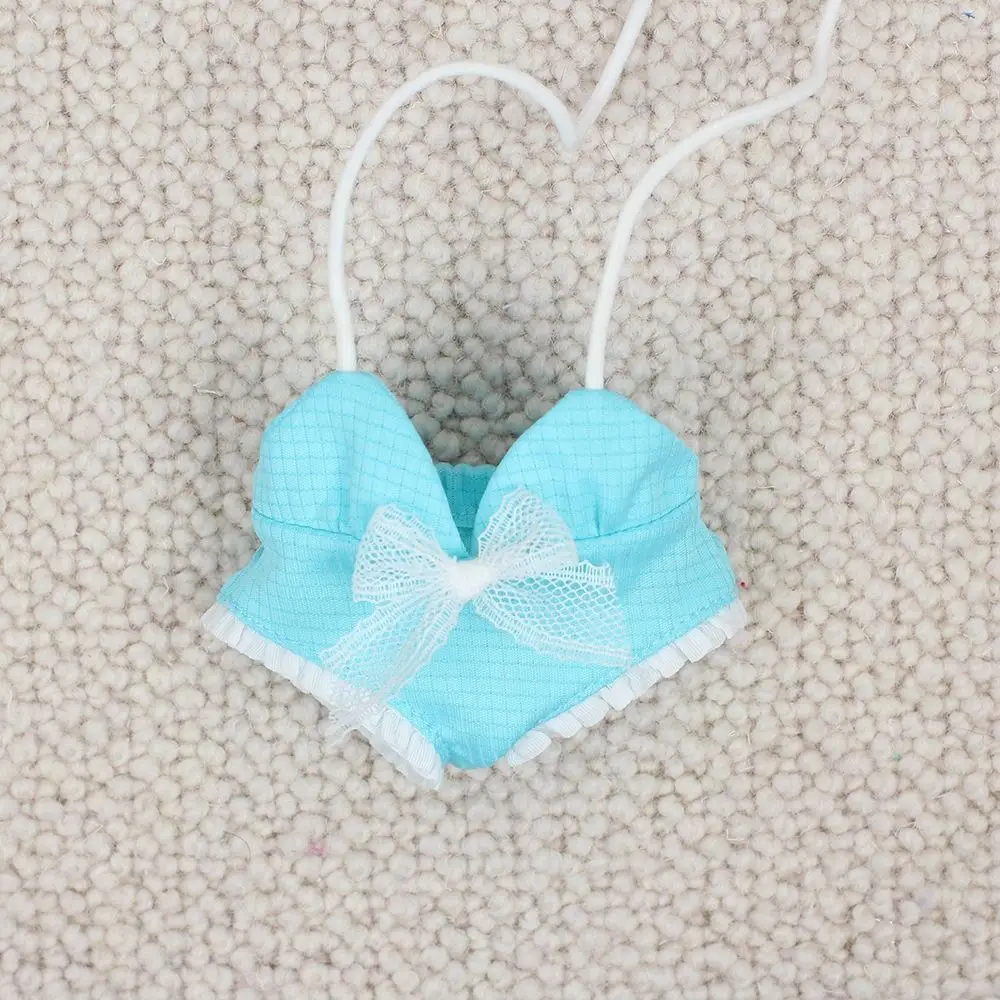 

Strap Pants Cotton Doll Bikini Suit Overall Cute 20cm Doll Swimming Outfit Lovely Mini Cotton Doll Swimsuit Suit