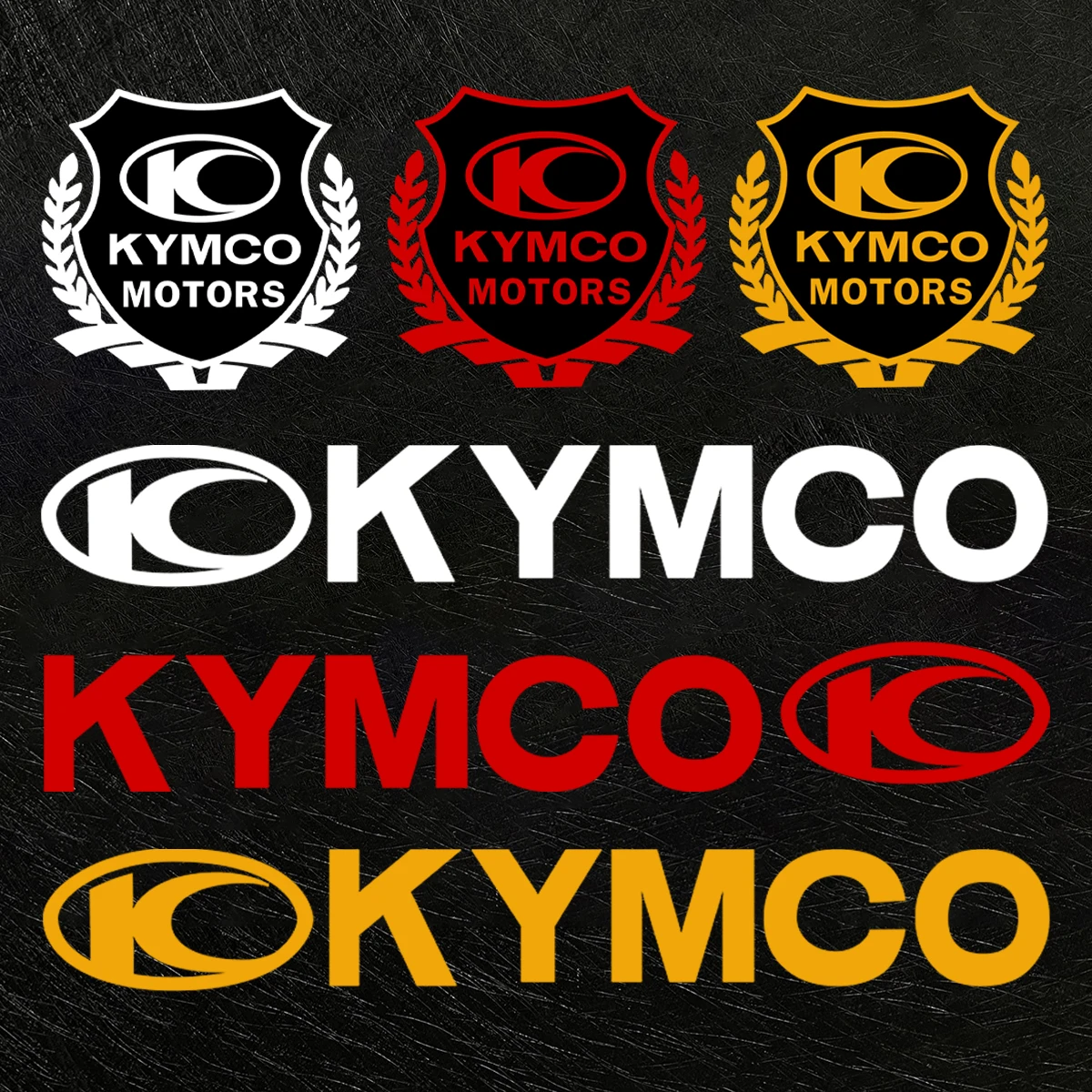 Para KYMCO AK 550 Downtown 300i Agility 50 125 pegatinas reflectantes para motocicleta Moto Scooter cuerpo cascos calcomanías de vinilo Accesorios
