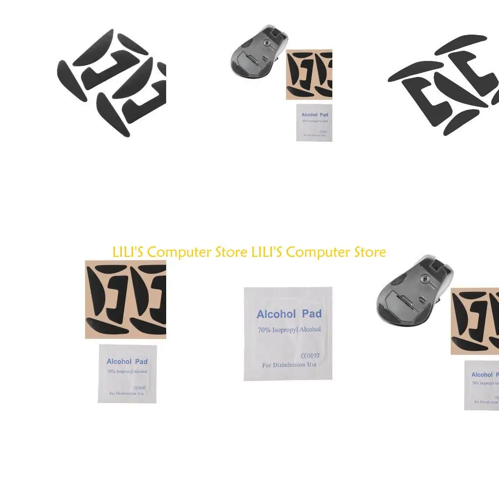 A52B, 2 упаковки, коньки для игровой мыши, подушечки для ног для мыши G700S, наклейки на ноги толщиной 0,6 мм,