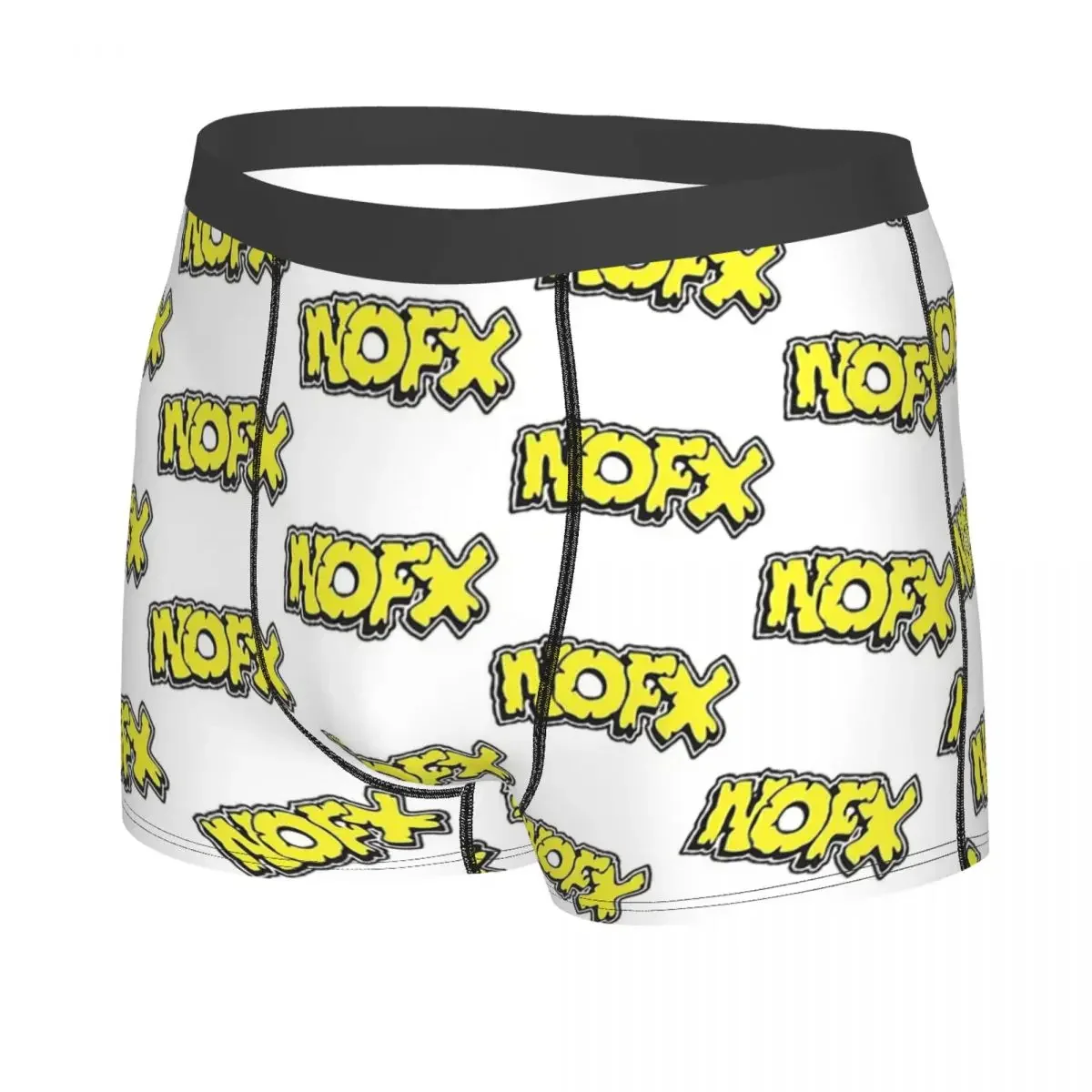 Yellow Man's Boxer Briefs Punk Rock Band Highly Breathable Underwear Top Quality Print Shorts Birthday Gifts