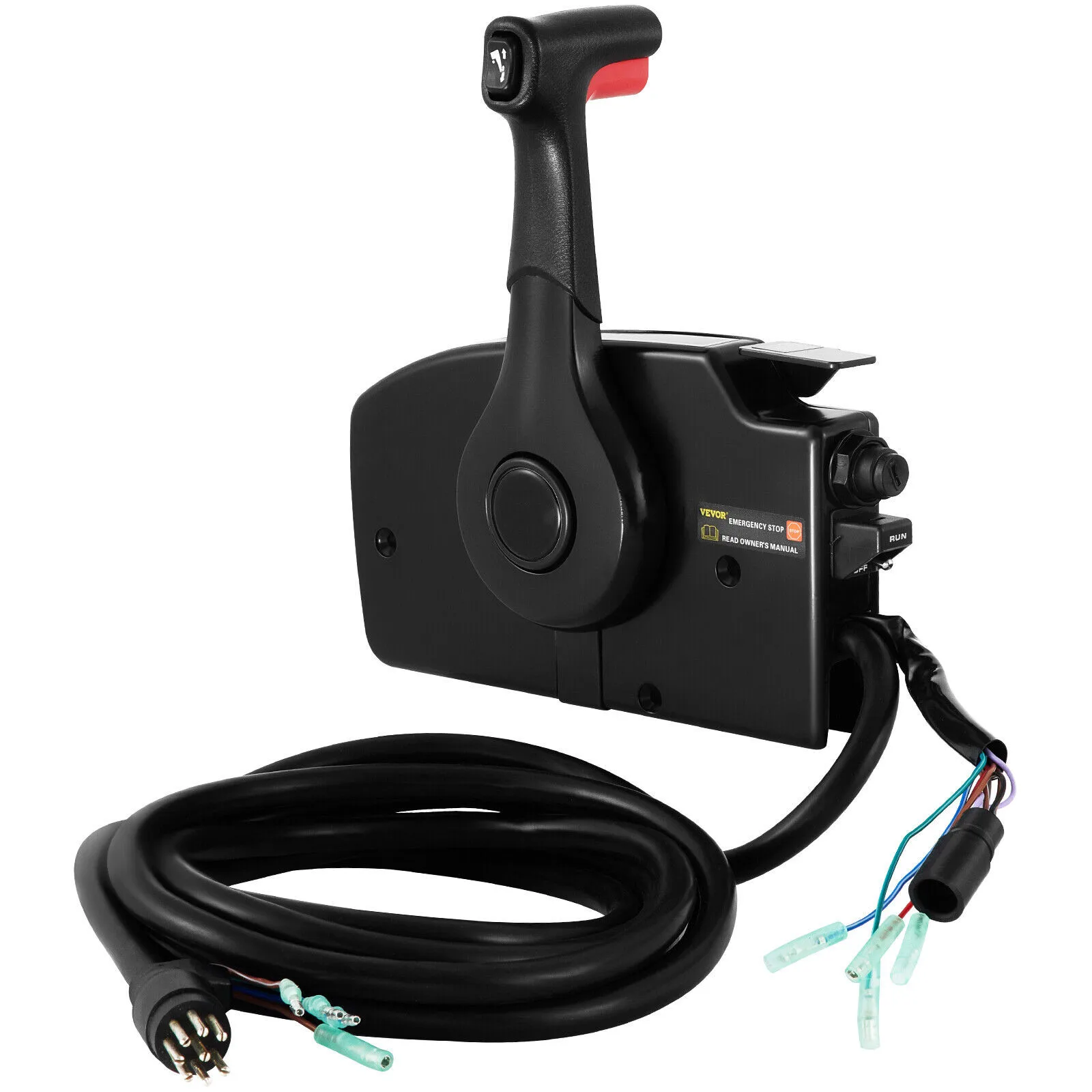 

Outer throttle box 881170A20 for Mercury remote control side installation with 20FT wiring harness 8PIN pull to open