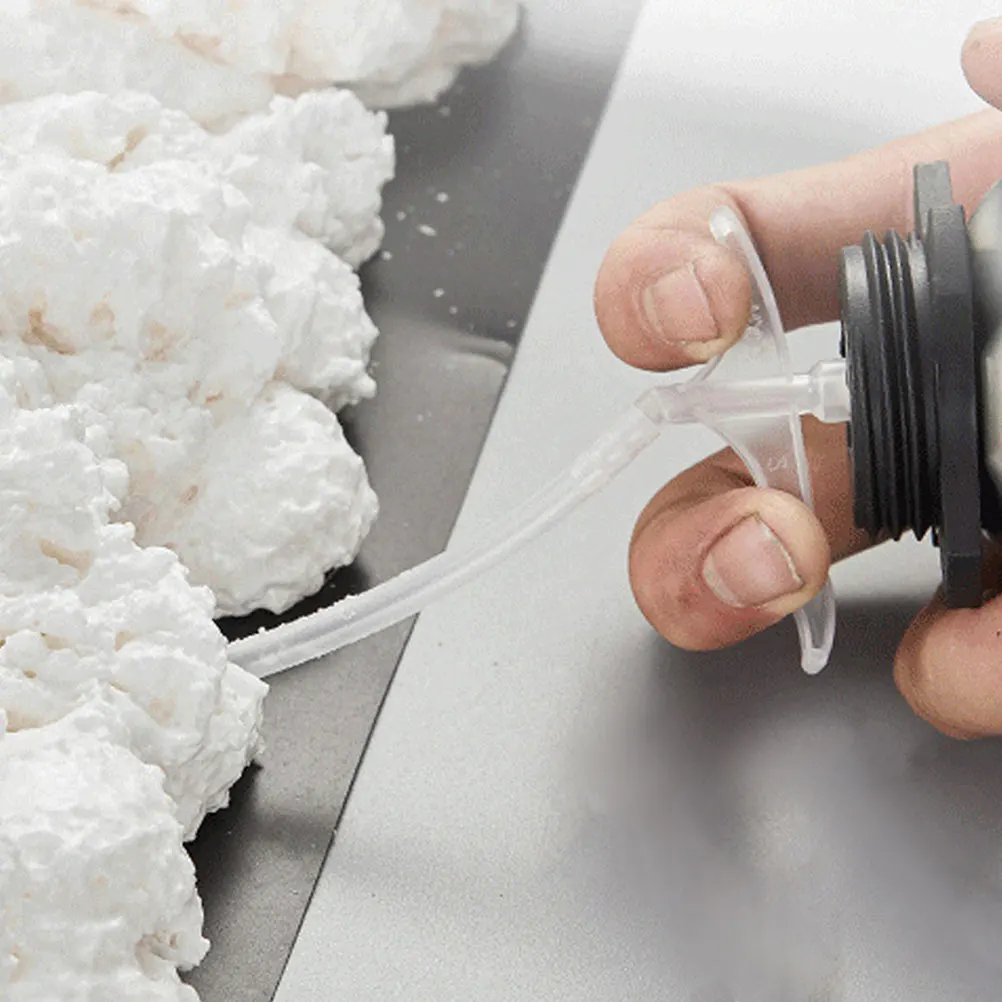 

20 Pcs Foam Hose Pipe Diy Foaming Applicator Nozzle White Plastic Epoxy Sprayer