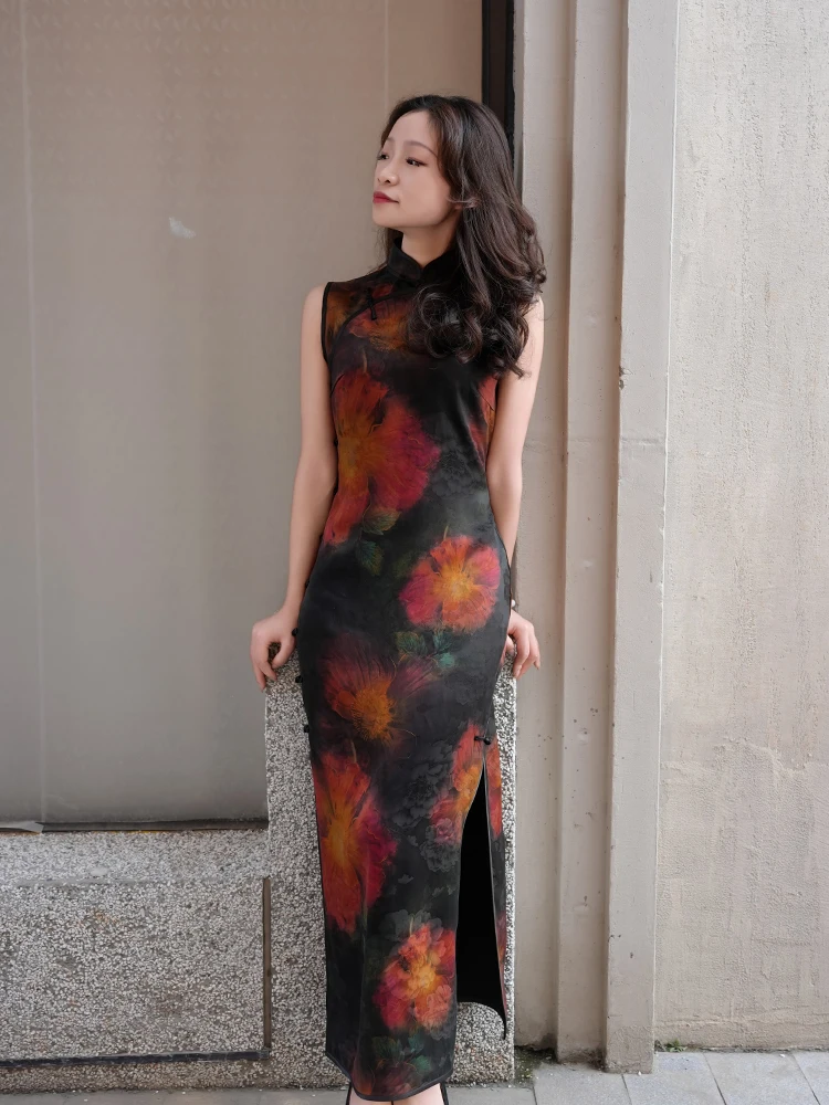 

Linglong Silk 2026 New Sle Xiangyun Silk 40 Momme Heavy Silk Svel Long Vintage Sle Daily Wear L...