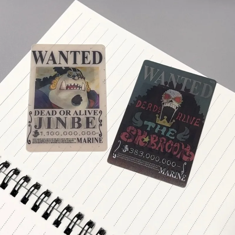 Creative One Piece Cards Luffy Zoro Nami Chopper Franky Anime Action Figure Cartoon Grating Card Cute Toy Children Birthday Gift