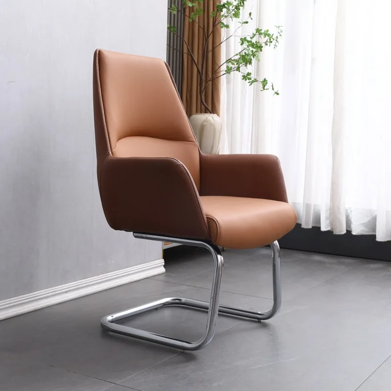 Office computer staff meeting room reception child bow-shaped guests high-end light luxury class sedentary