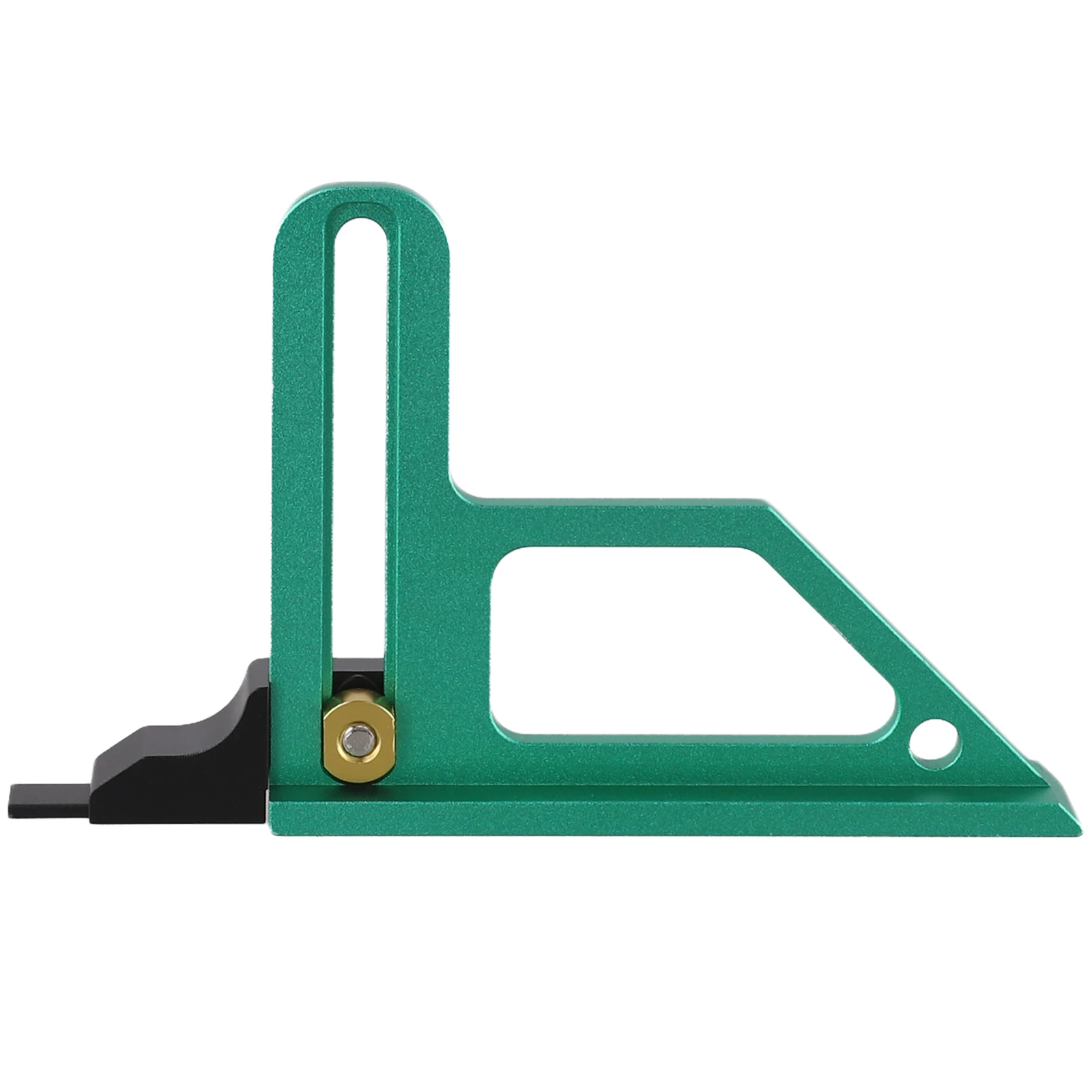 Table Saw Height Gauge Ruler 0-60mm Adjustable Aluminum Alloy Dual Scale Metric For Imperial Depth Measurement Tool For Woodwork