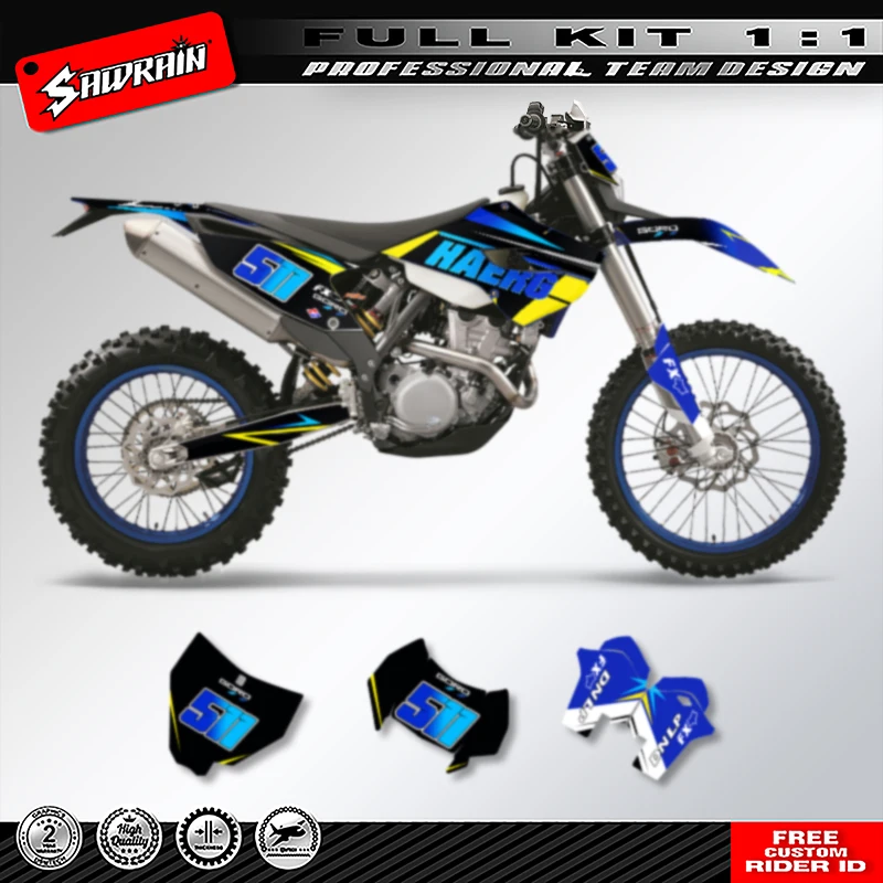 

Sawrain For Husaberg FE TE 2013 2014 Motorcycle Custom Team Graphics Backgrounds Decals Stickres Kit