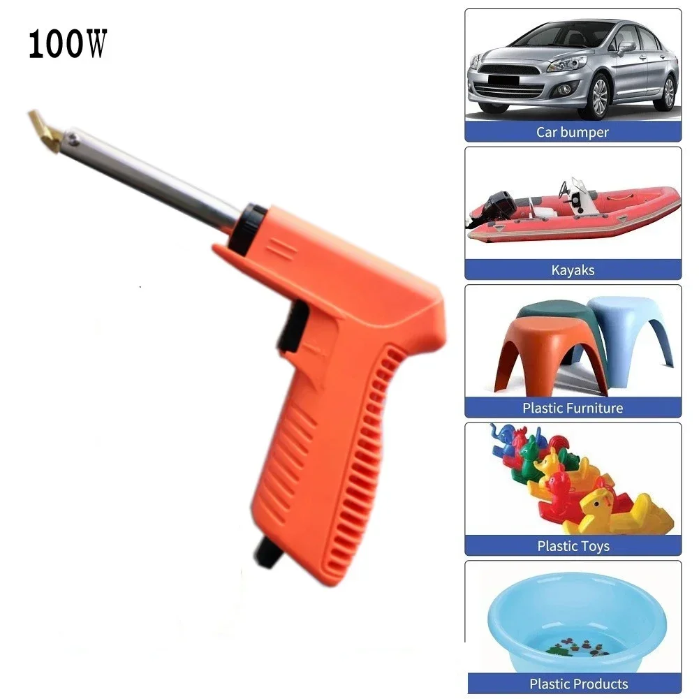 100W Plastic Welding Machine Buffer Soldering Iron Bumper Repair Auto Body Tool For Repairing Bumpers Dashboards Light Holders