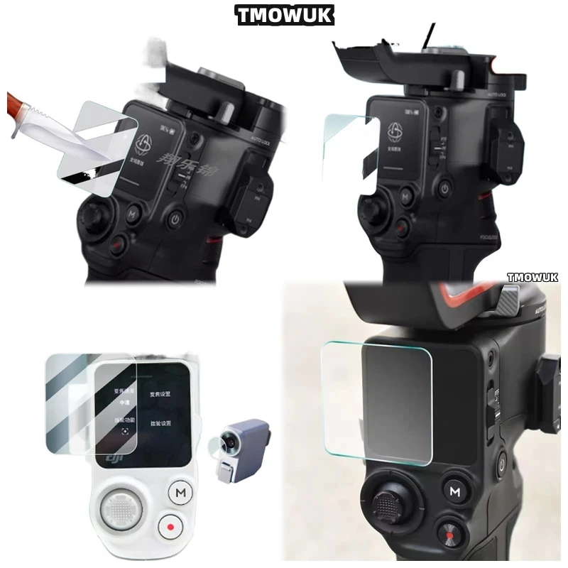

For DJI RS 2 3 Mini RSC2 3 Pro 4 Pro Mini DJI Focus Pro Effective Tempered Glass Screen Guard Protector