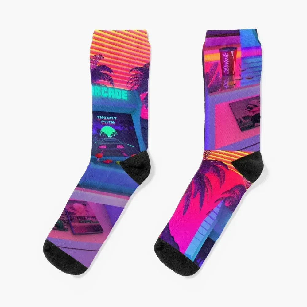 

Arcade Dreams Socks cartoon cycling Thermal man winter Mens Socks Women's