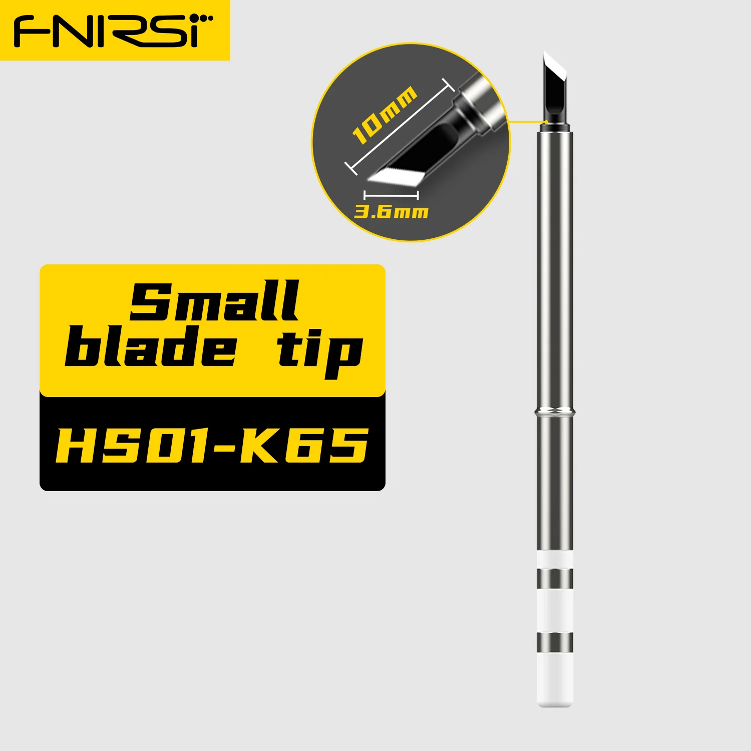 FNIRSI HS-01 سبيكة لحام تلميح HS01-BC2 B2 ILS KR K65 BC3 نوع التدفئة الداخلية مجموعة محطة لحام خالية من الرصاص