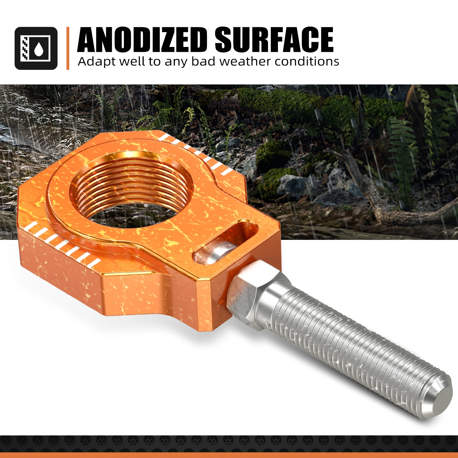 For KTM SX 125 SX 250 XC 250 300 SXF 250 SXF 450 2013-2022 SX-F 250 450 Factory Edition 2015-2016 Rear Axle Block Chain Adjuster