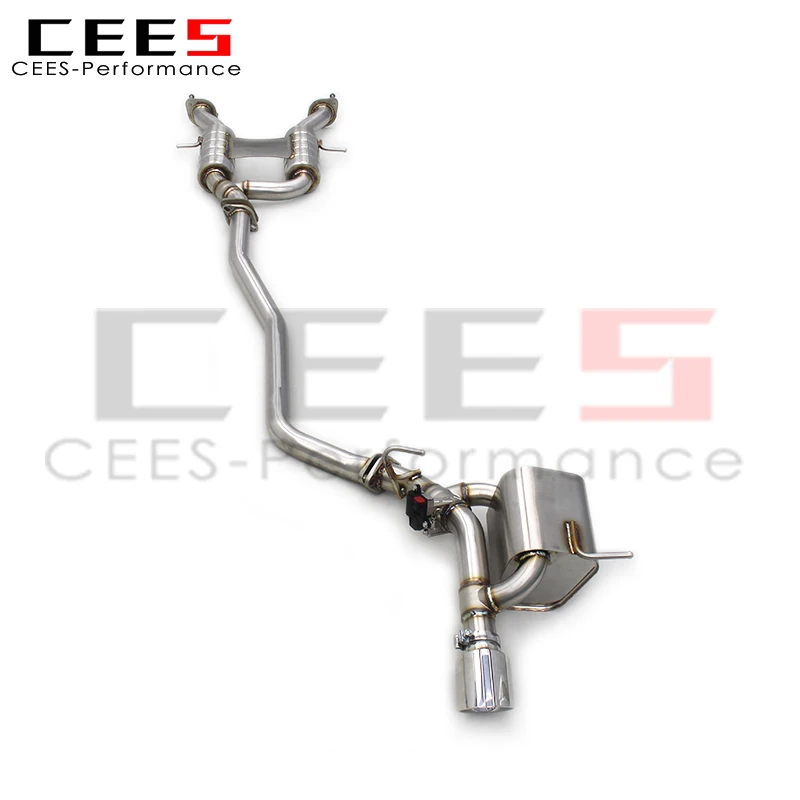 

cees Valvetronic Exhaust Muffler for JEEP Grand Cherokee 3.0/3.6 2005-2016 SS304 Stainless Steel Catback Exhaust System