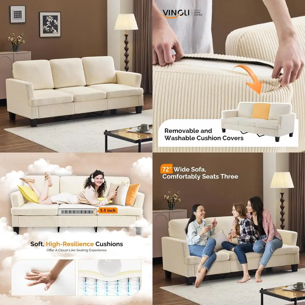 Vingli Beige 83 Sof… - image