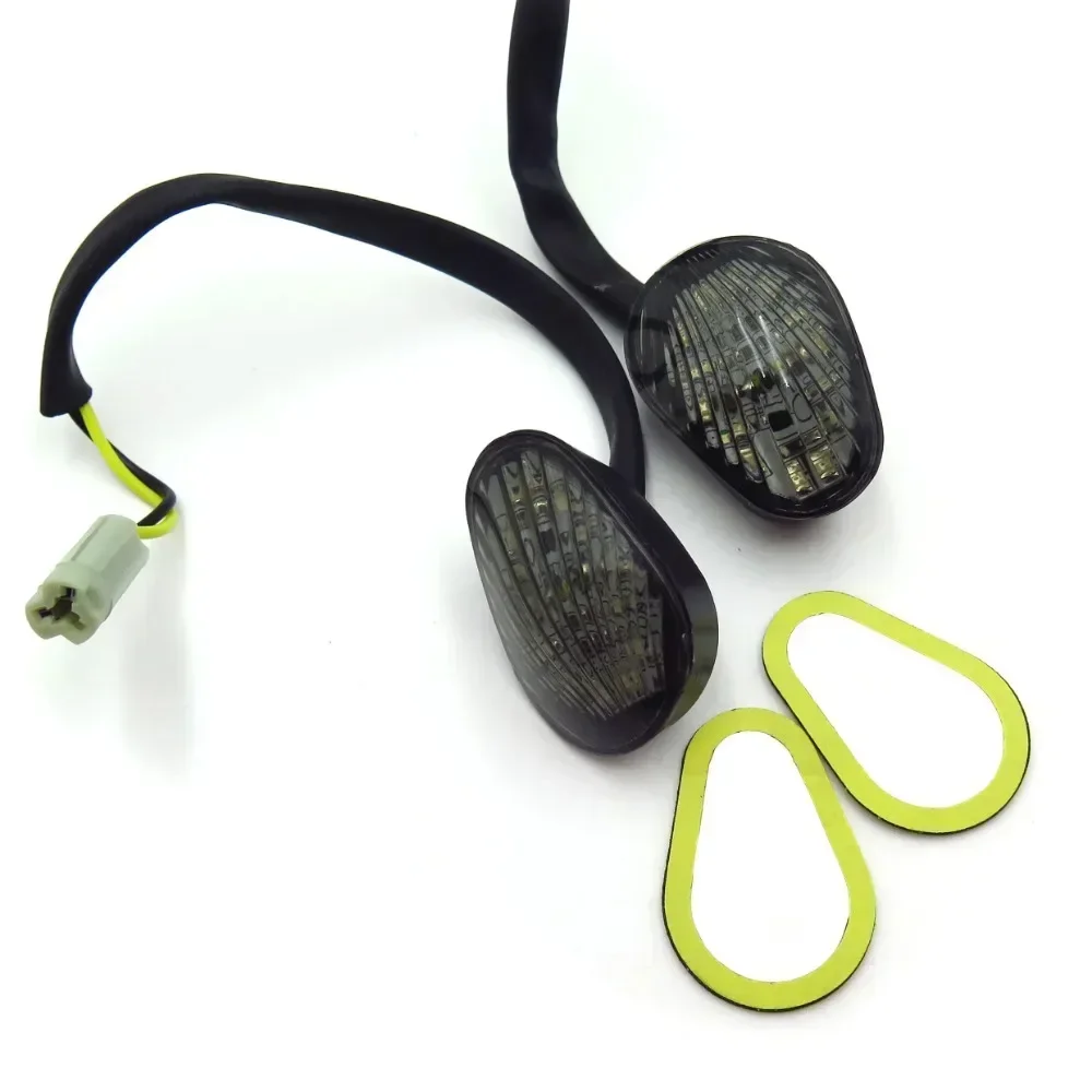 

Motorcycle Smoke Euro LED Flush Mount Turn Signal For Yamaha YZF R1 R6 R6S 2006 2007 2008