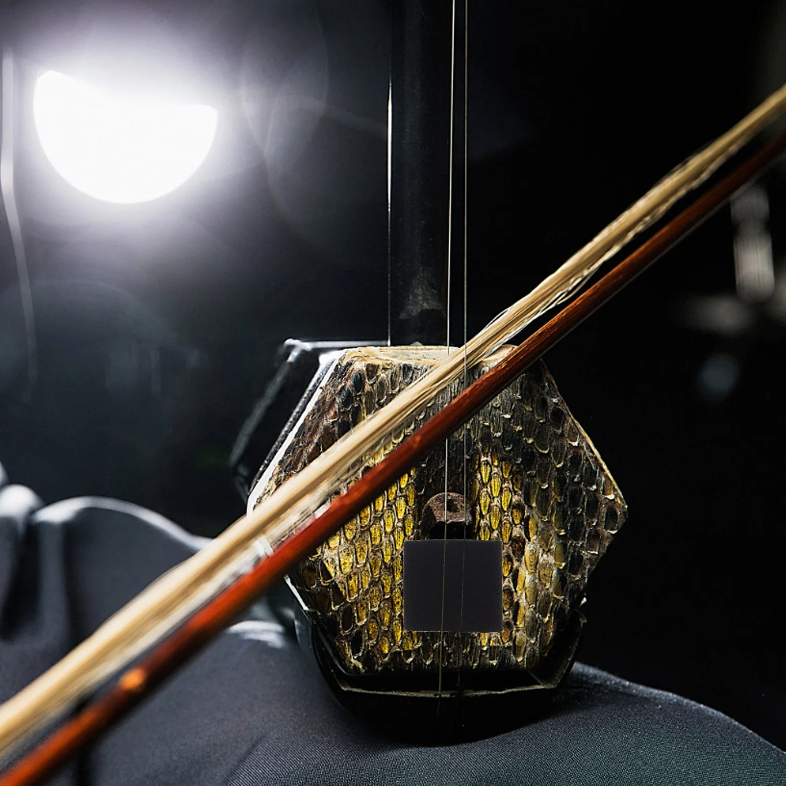 

4Pcs Erhu Soundproofing Pads Black Wool Felt Noise Reducer Clear Tone Filter Cushion Noise Isolation Practice Performance