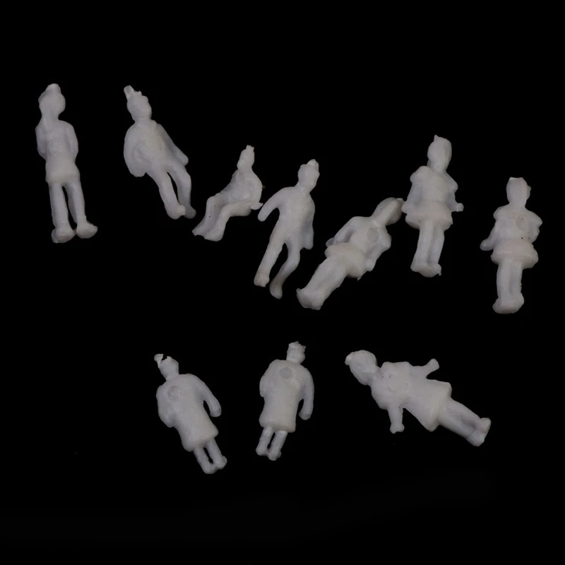 Model People Figures Scale 1:200 Pack Of Approx.400Pcs White Assorted Style