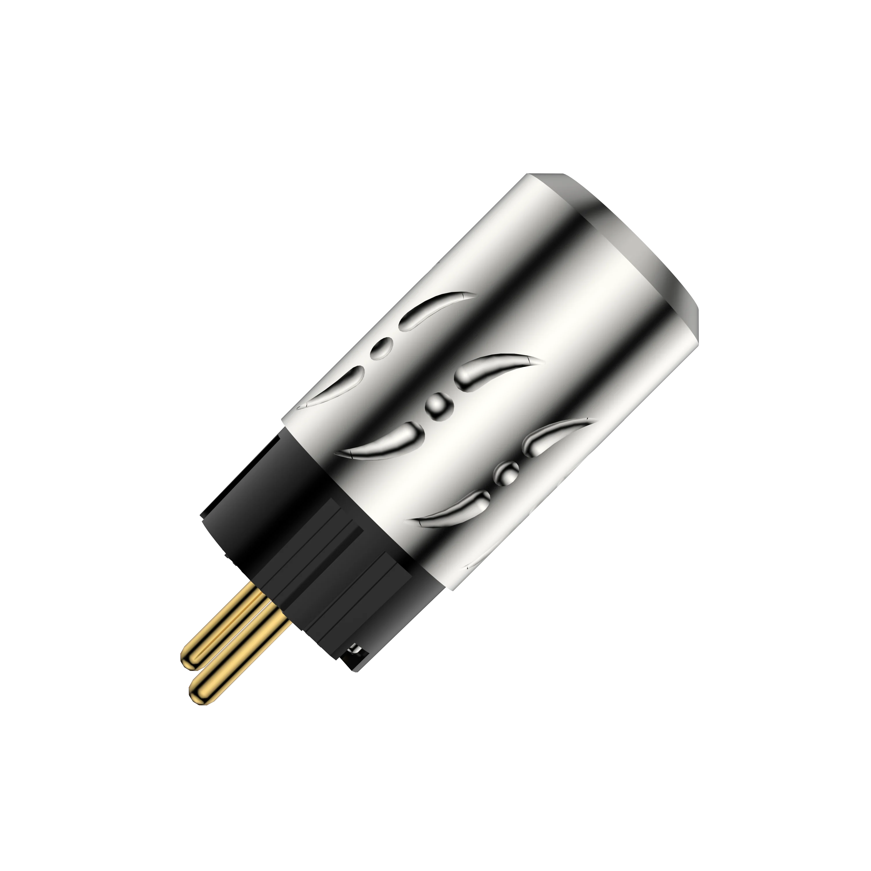 Pasangan Viborg VE502G + VF502G Tembaga Murni 100% Uni Eropa Euro Power Connecotor Schuko Plug IEC Plug Wanita HI FI