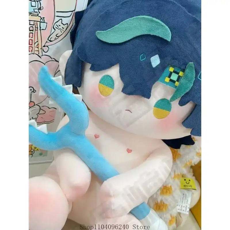 أنيمي لعبة Genshin تأثير كينيش أنيمي وسيم الصبي تأثيري محشوة الجسم فستان الملابس القطن هدية عيد الميلاد 40 سنتيمتر